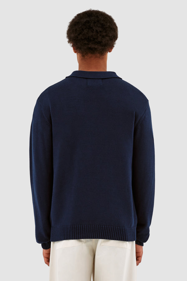 Know Tertis Polo - Navy/Bordeaux