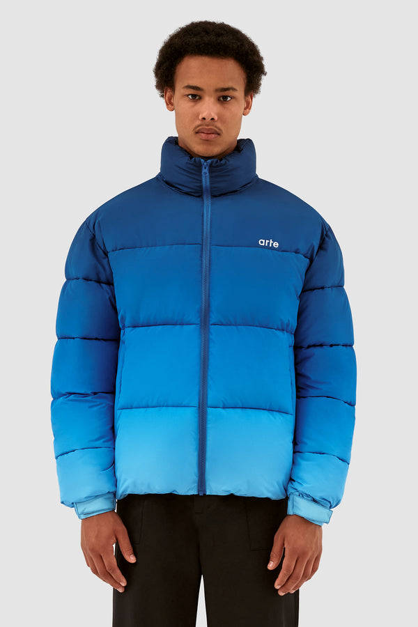 Joey Degrade Puffer Jacket - Blue