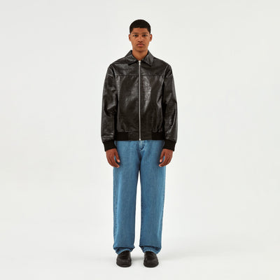 Jonah Patent Jacket - Black