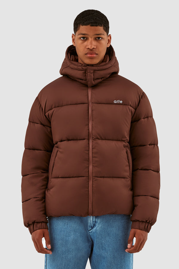 Joey Puffer Jacket - Brown
