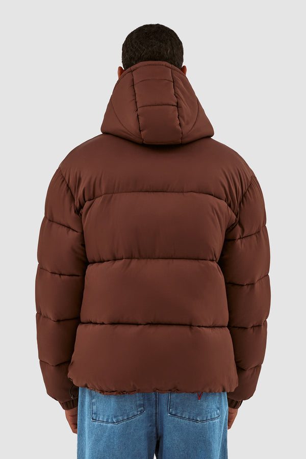 Joey Puffer Jacket - Brown