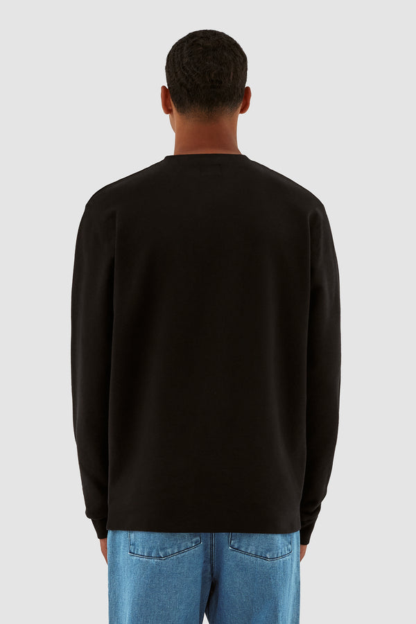 Clarck Scribble Crewneck - Black