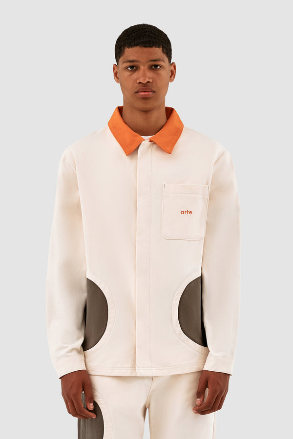 Jones Trabal Jacket - Cream/Grey