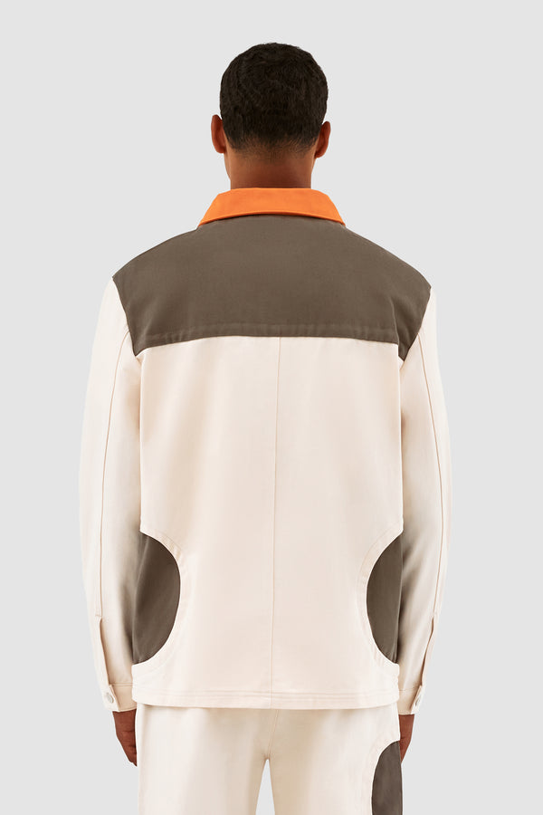Jones Trabal Jacket - Cream/Grey