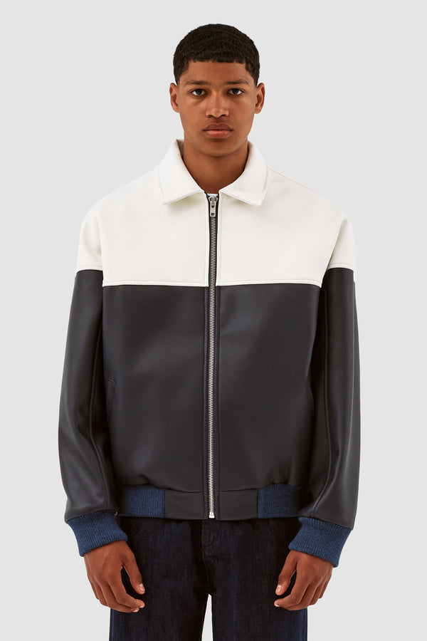 Jonah Colorblock Jacket - White/Navy