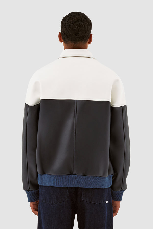 Jonah Colorblock Jacket - White/Navy