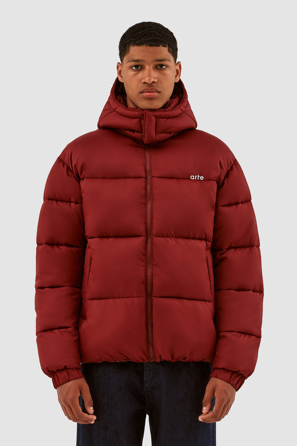 Joey Puffer Jacket - Bordeaux