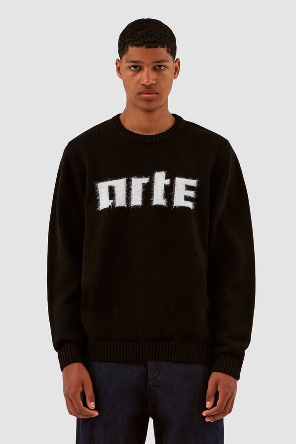 Kobe Logo Knit Sweater - Black