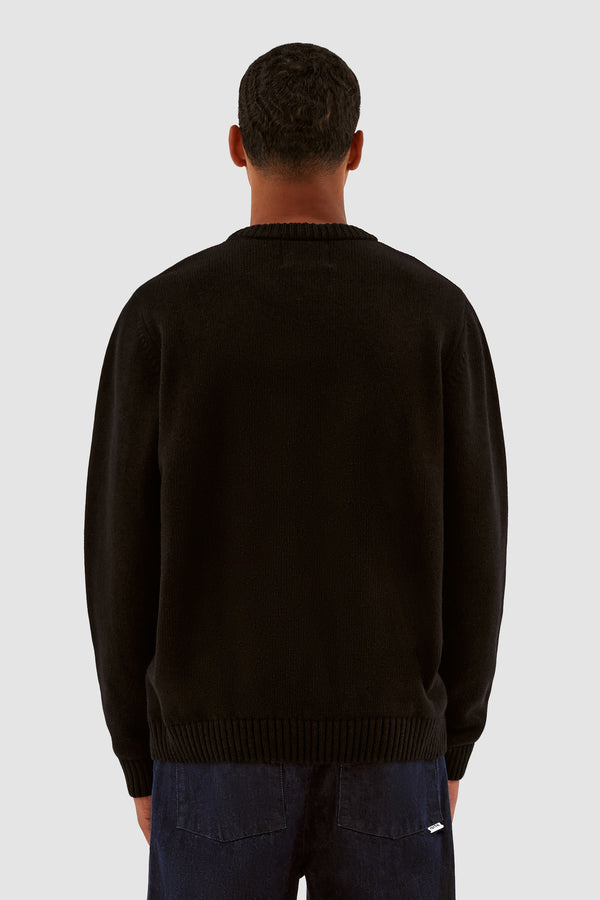 Kobe Logo Knit Sweater - Black