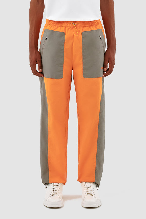 Jeff Pants - Orange/Grey
