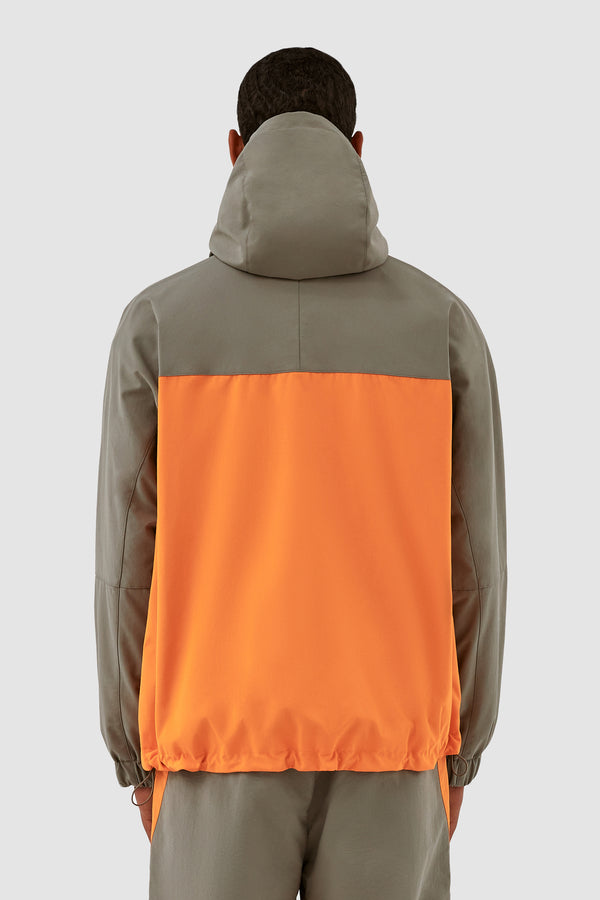 Jeff Jacket - Orange/Grey