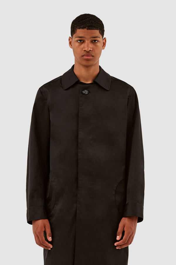 Joe Nylon Coat - Black