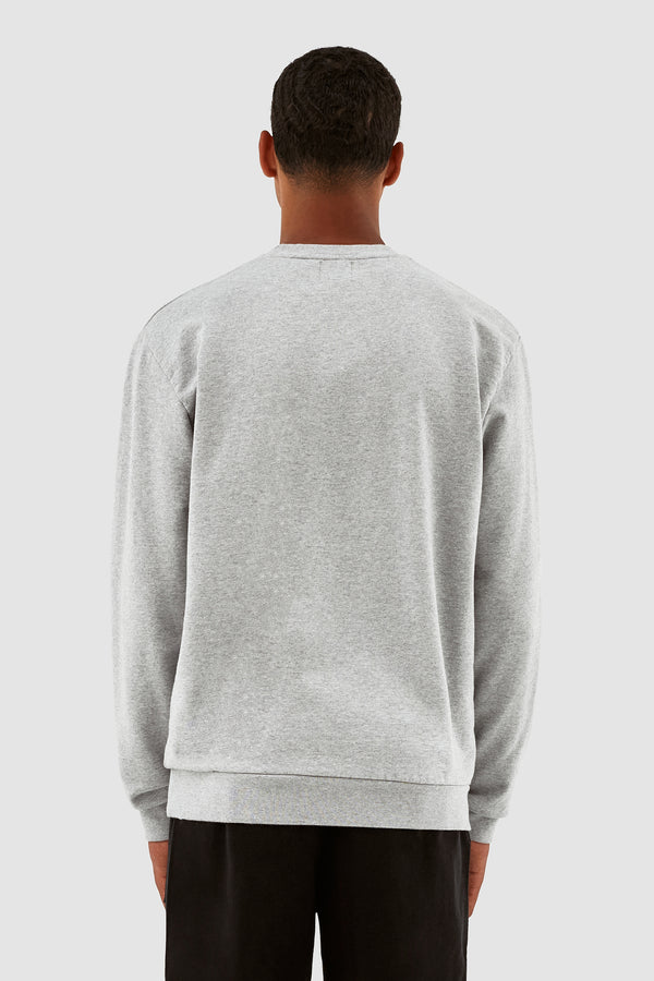 Clarck Block Logo Crewneck - Grey