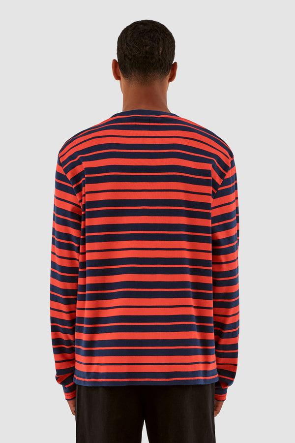 Lee Stripes Longsleeve - Navy/Red