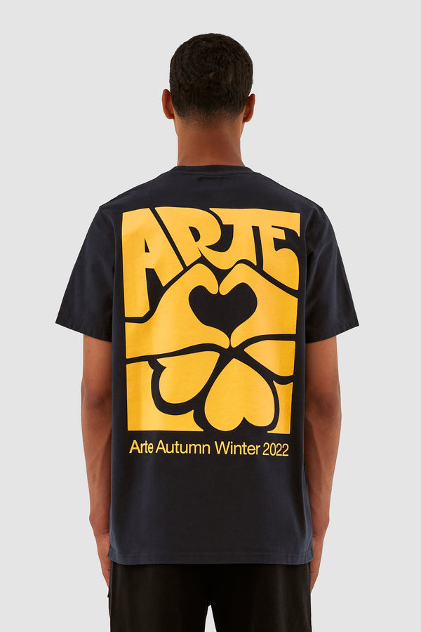 Turner Back Print Diels T-shirt - Navy
