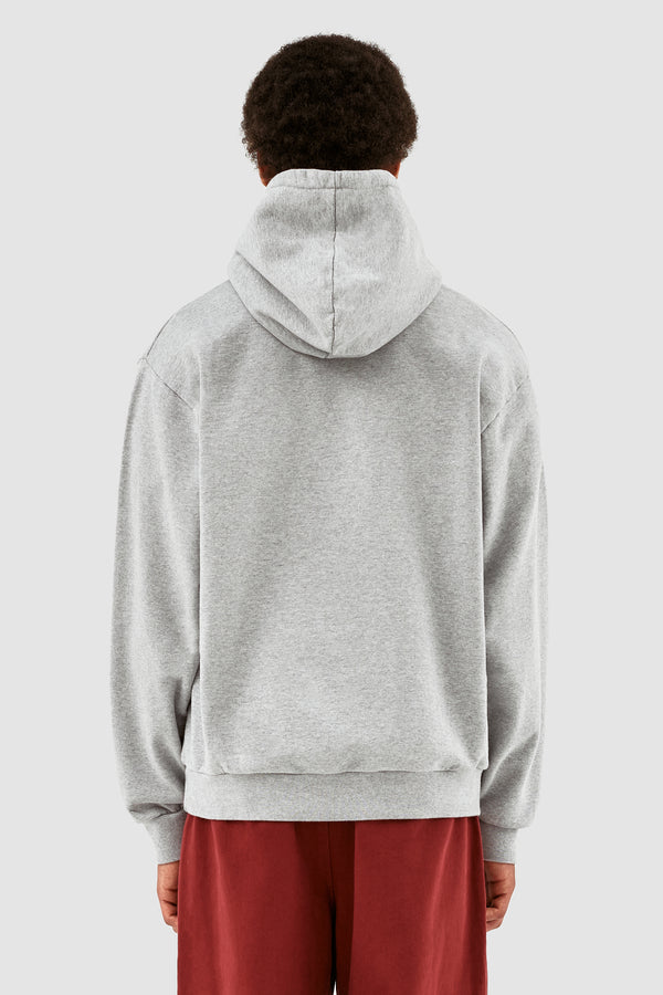 Harris Fade Front Hoodie - Grey