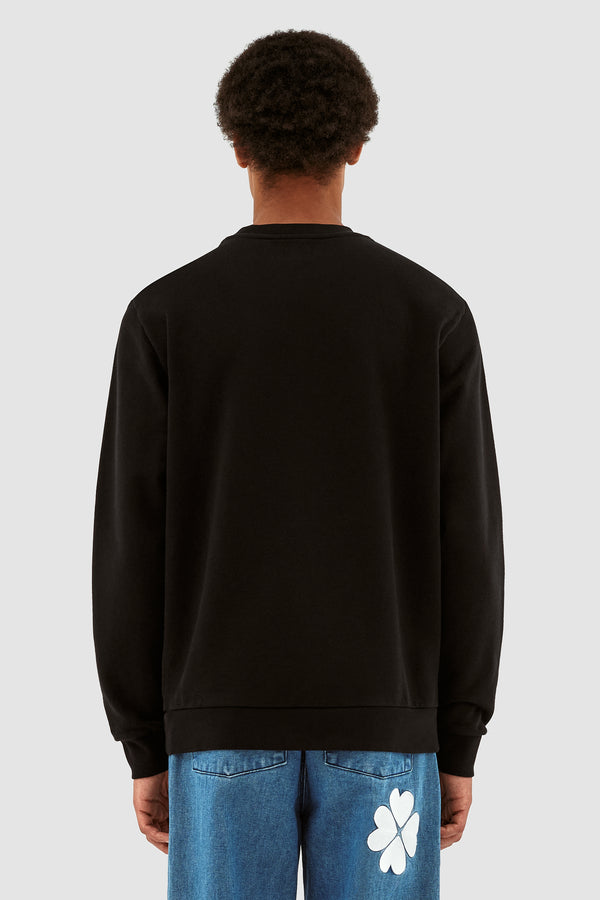 Clarck Block Logo Crewneck - Black