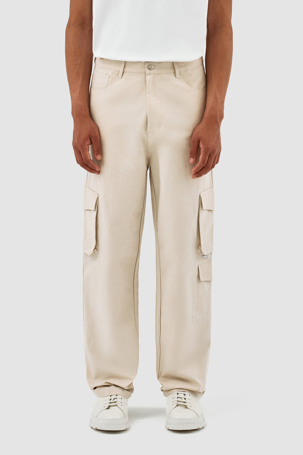 Porter Double Pocket Pants - Cream