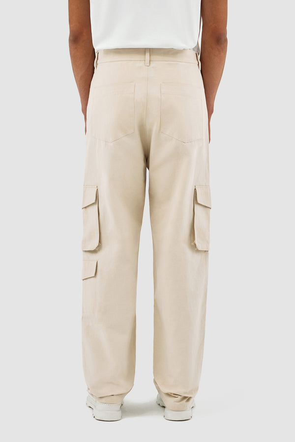 Porter Double Pocket Pants - Cream