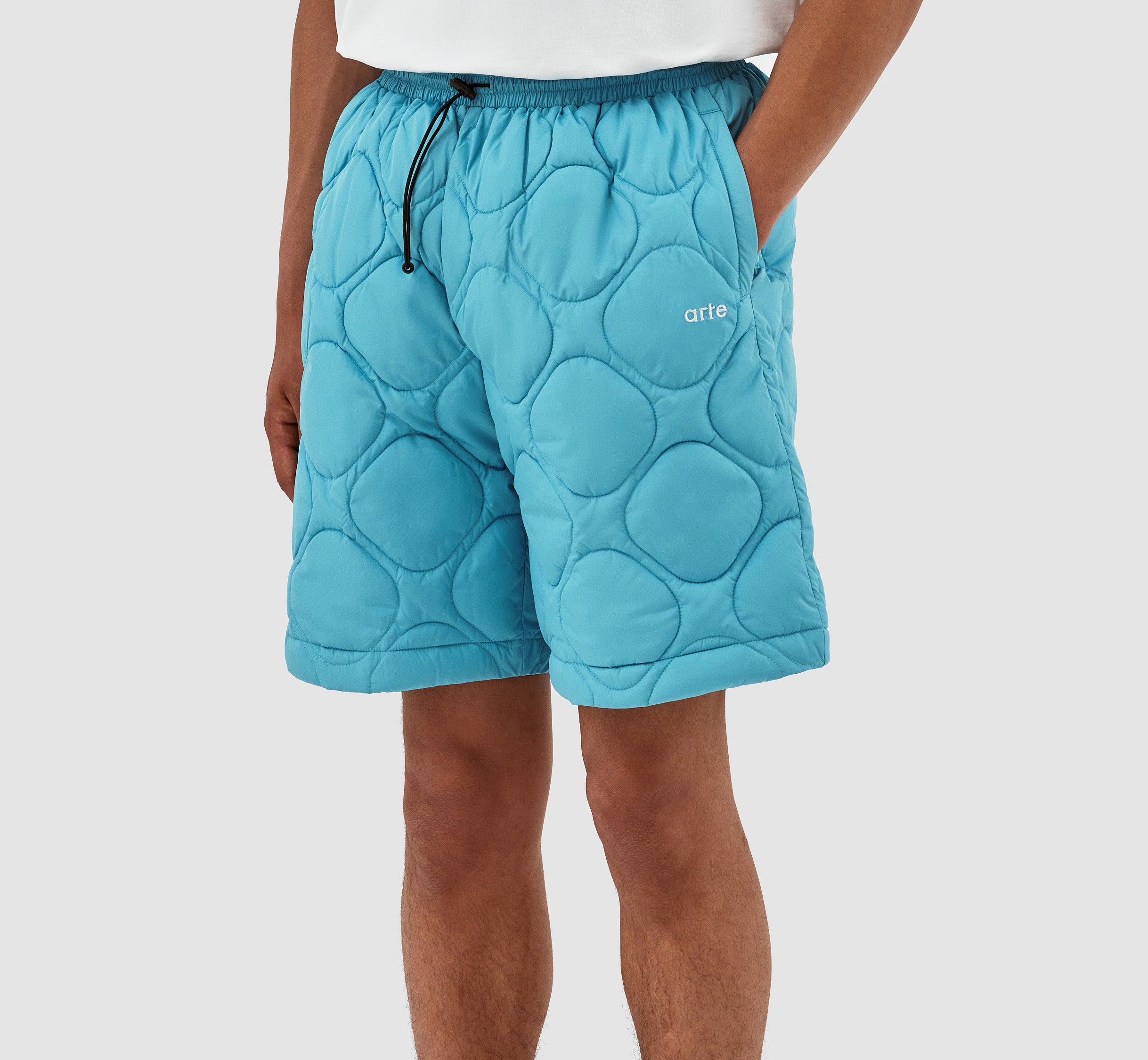 Steiner Quilted Shorts - Light Blue