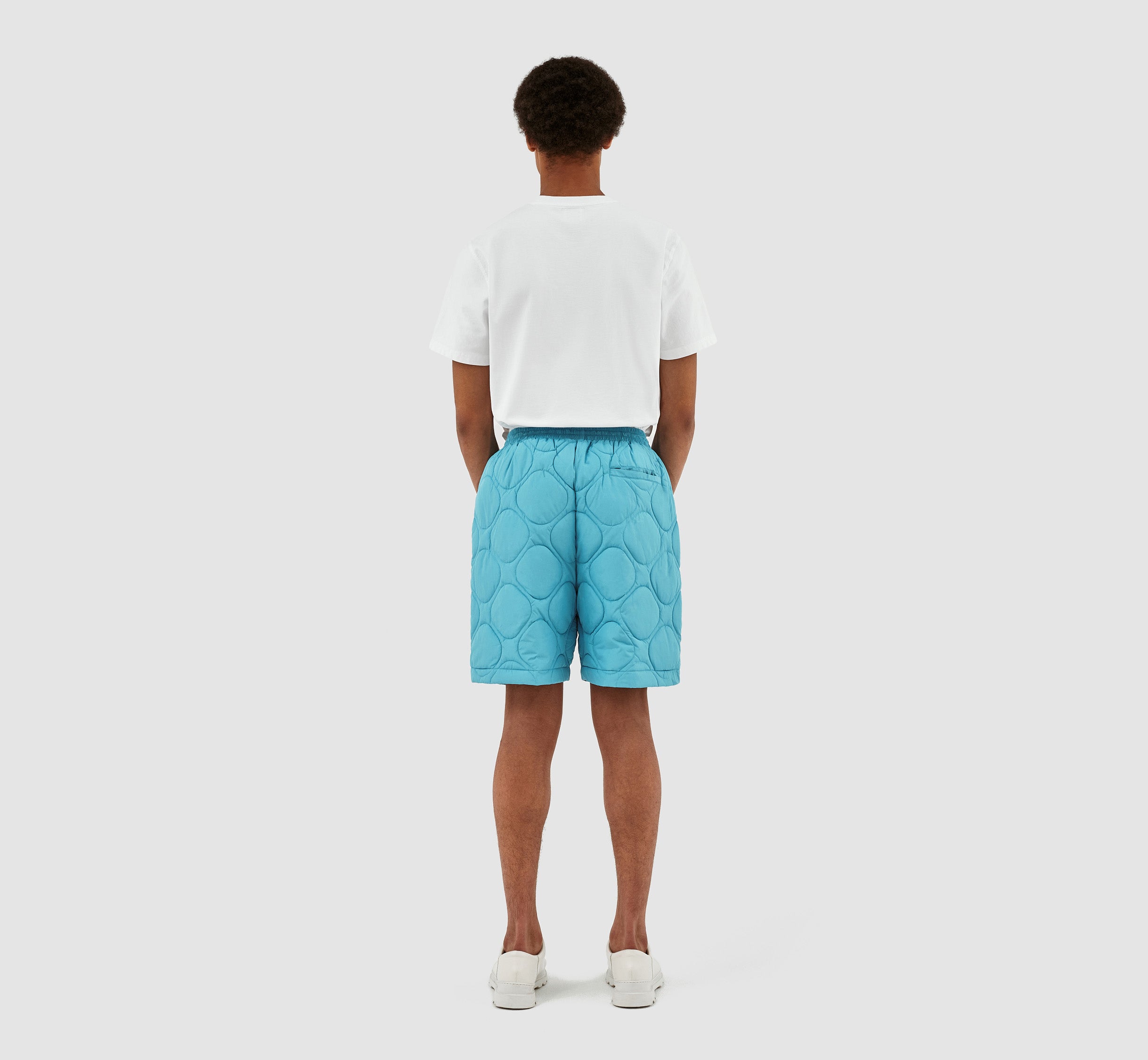Steiner Quilted Shorts - Light Blue