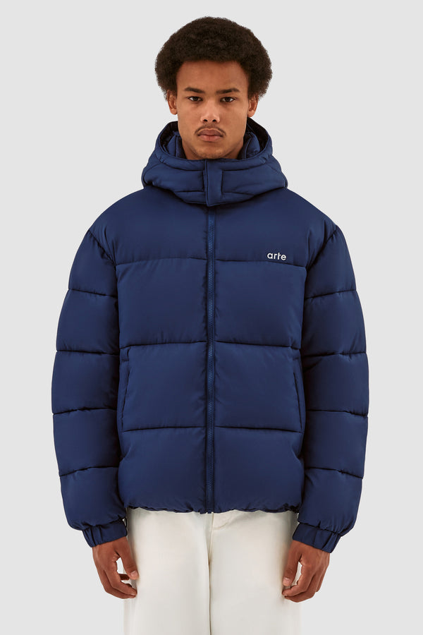 Joey Puffer Jacket - Navy
