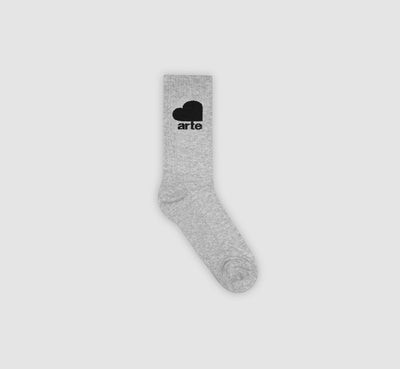 Heart Logo Socks - Grey