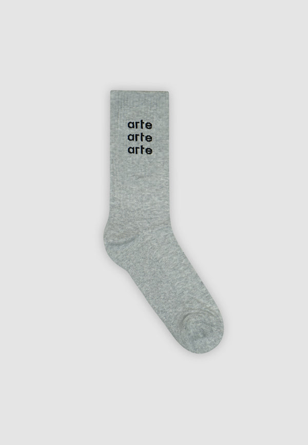 Paly Triple Logo Socks - Grey