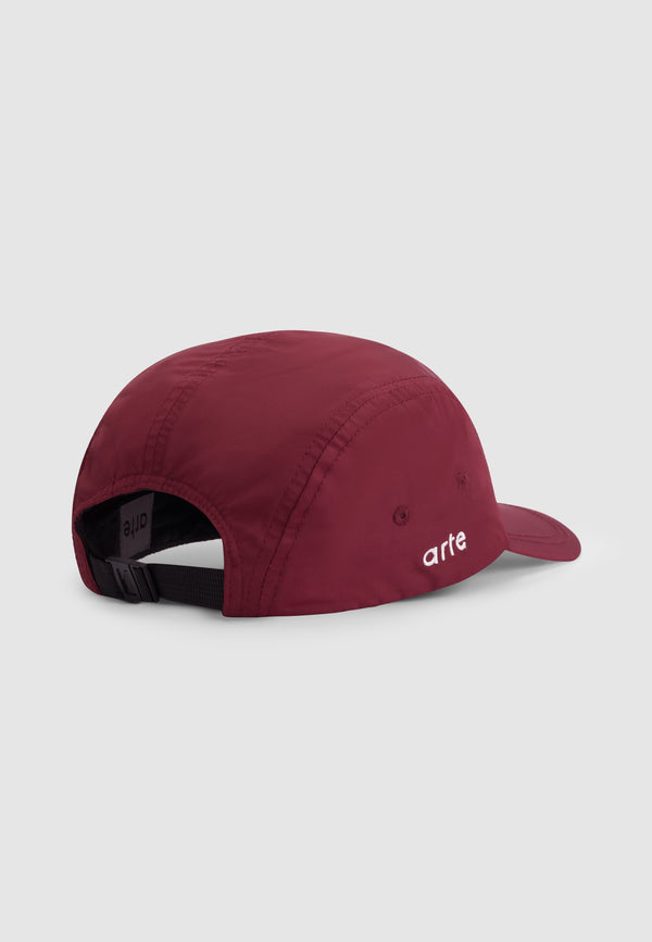 Clover Side Logo Cap - Bordeaux