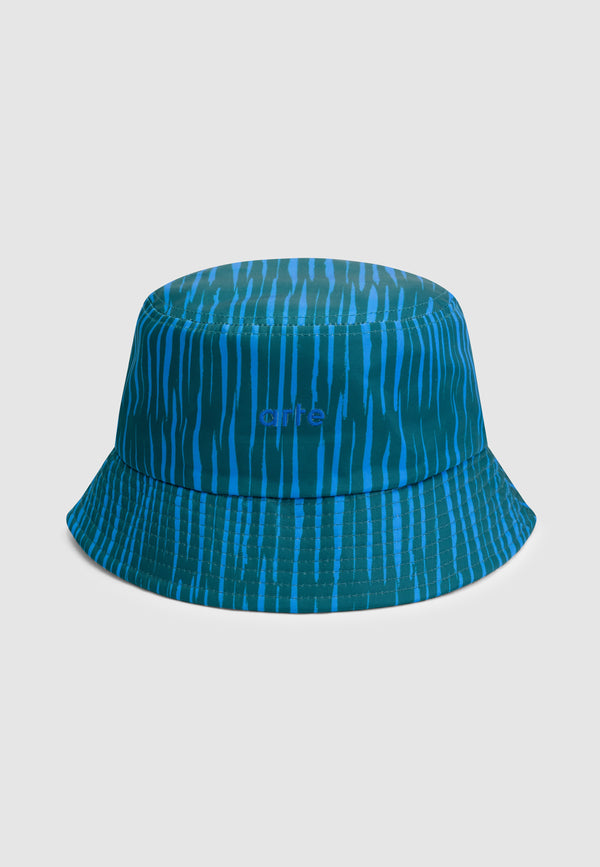 Bell Stripe Buckethat - Navy/Blue