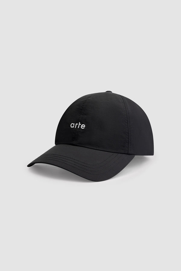 Cane Drawstring Cap - Black