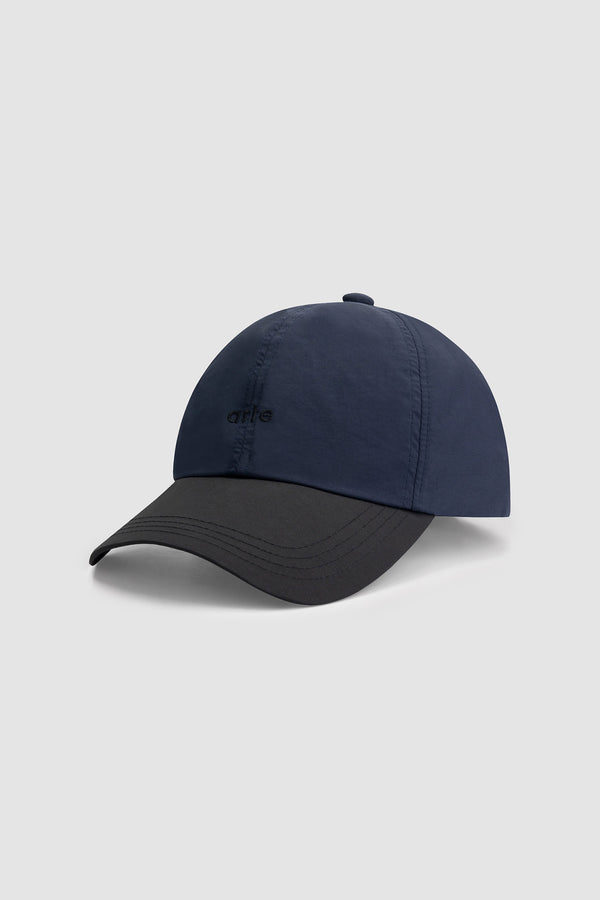 Cane Drawstring Cap - Navy/Black