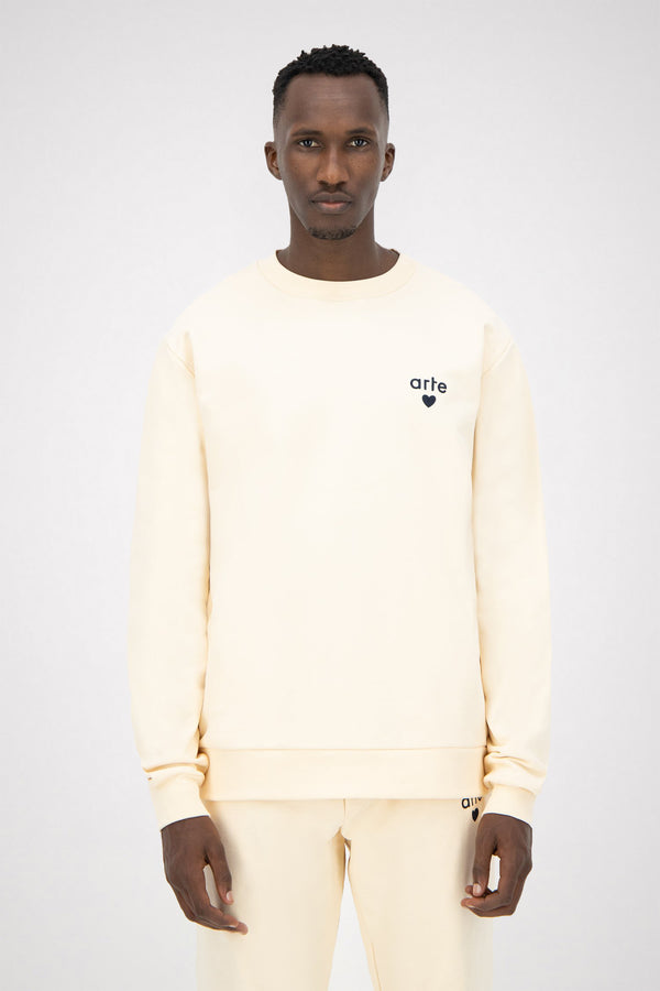 Colson Heart Sweater - Creme