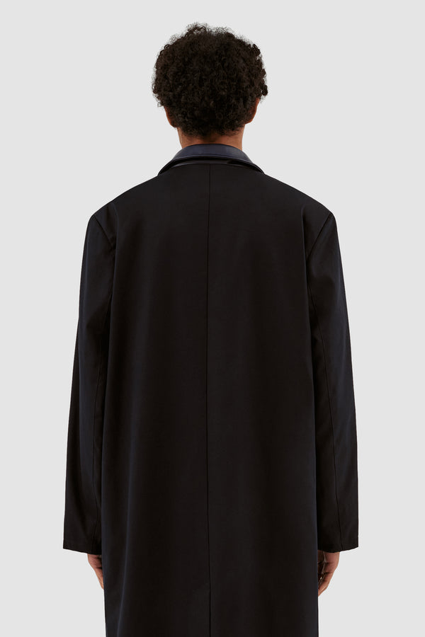 Joe Collar Coat - Navy
