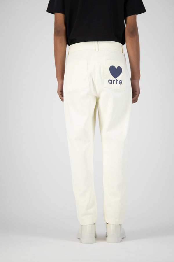 Polke Heart Pants - Creme - Arte Antwerp