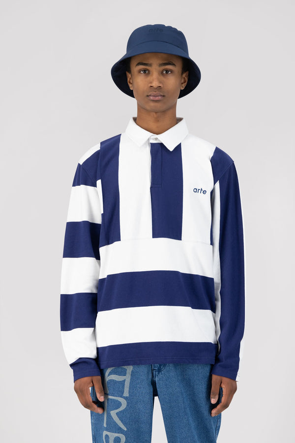 Beardsley Nylon Bucket Hat - Navy