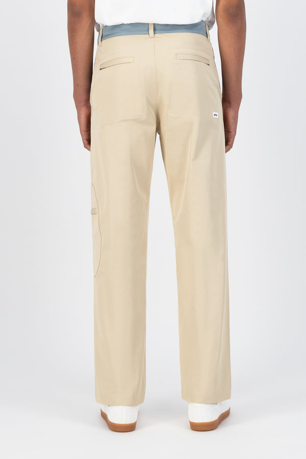 Julio Multi Pants - Cream/Light Blue