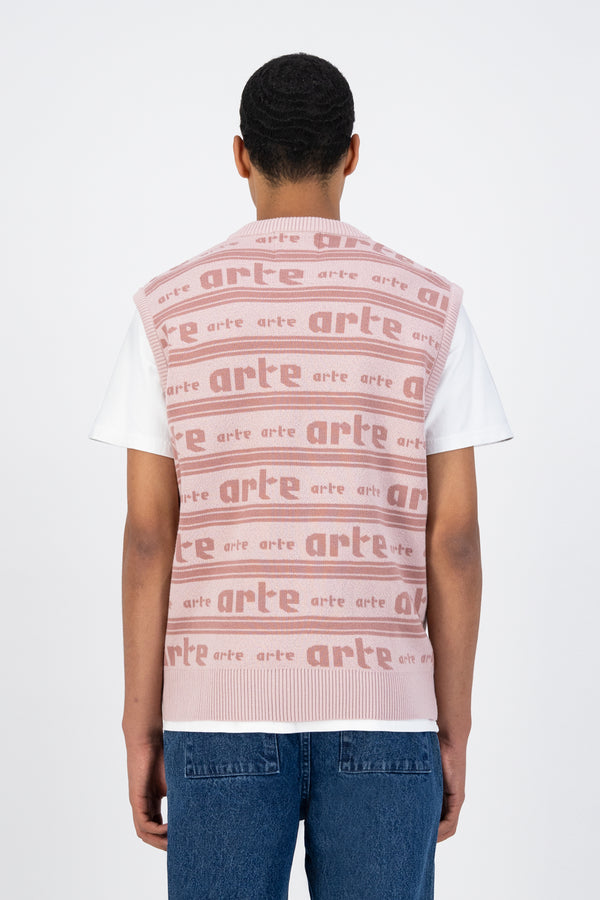 Karl Allover Knit - Pink
