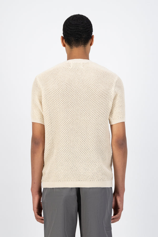 Kiewic Knit T-shirt - Cream
