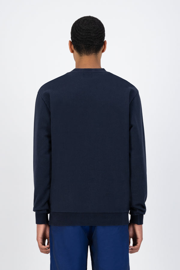 Cruz Triple Crewneck - Navy