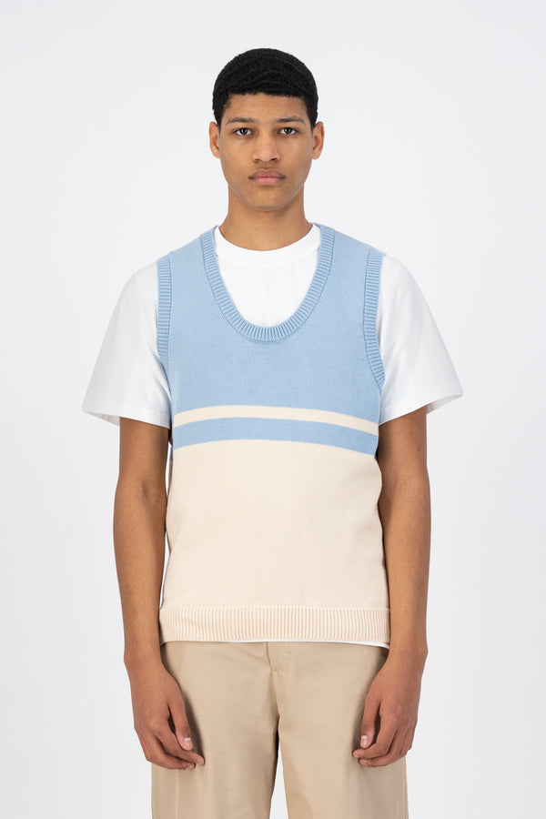 Karl Meio Knit - Skylight/Cream
