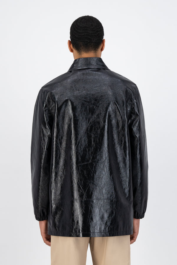 Joe Patent Jacket - Black