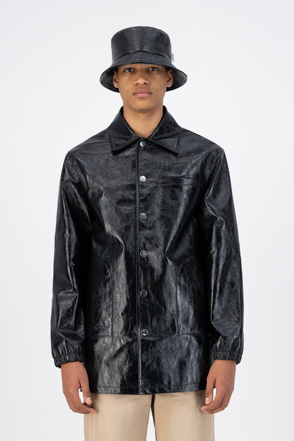 Breton Patent Buckethat - Black - Arte Antwerp