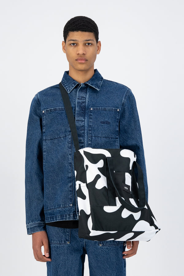 Taeuben Totebag - Black/White