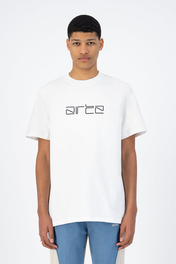 Tzara Line Logo T-shirt - White
