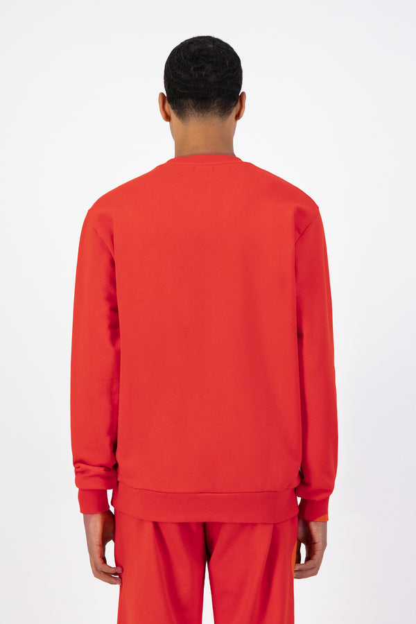 Cruz Triple Crewneck - Red