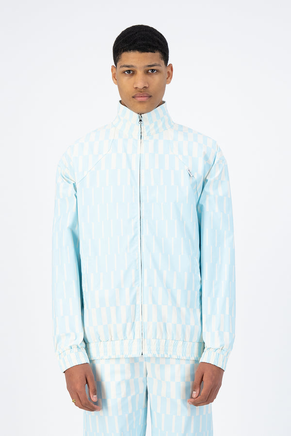 Jo Jacket - Light Blue/Cream