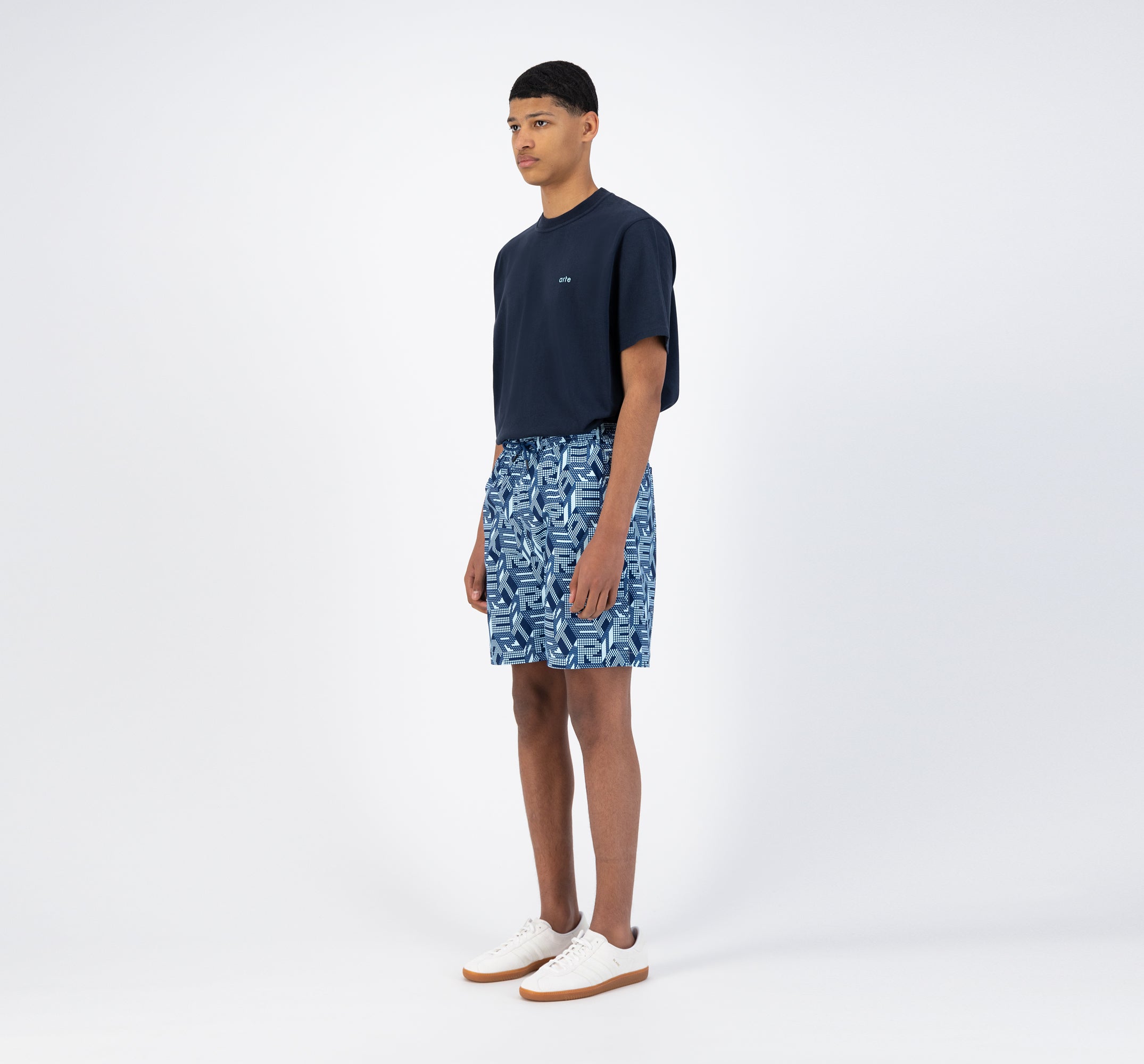 Soto Allover Short - Blue/Dark Blue