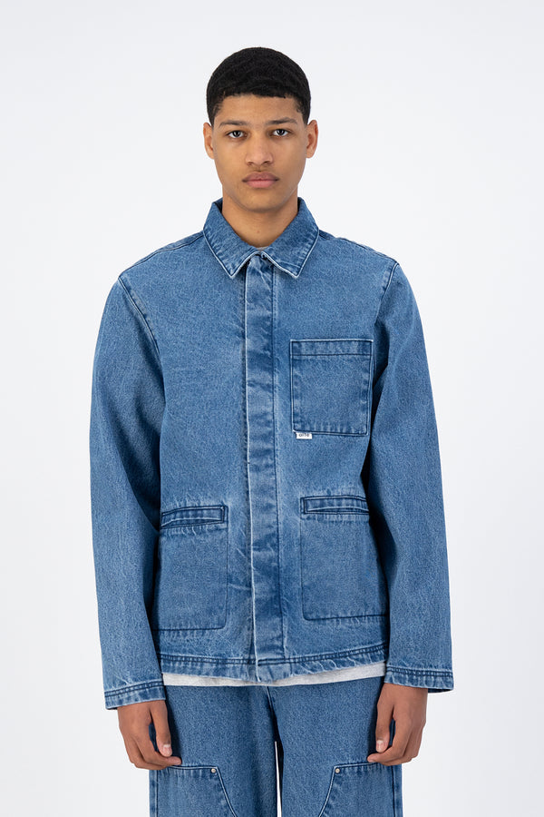 Julio Heart Jacket - Denim Light Bleach