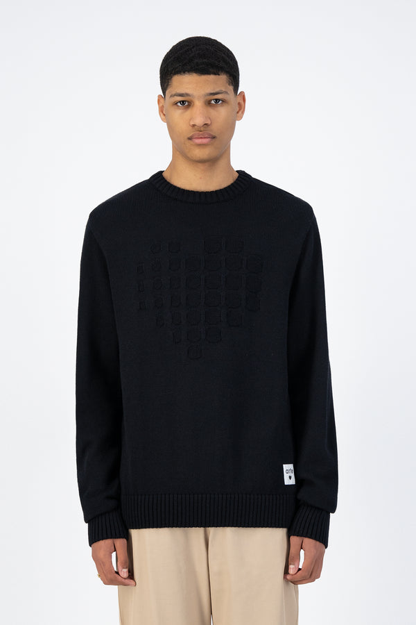 Kewo Heart Knit - Black